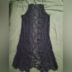 Elegant Black Lace Dress